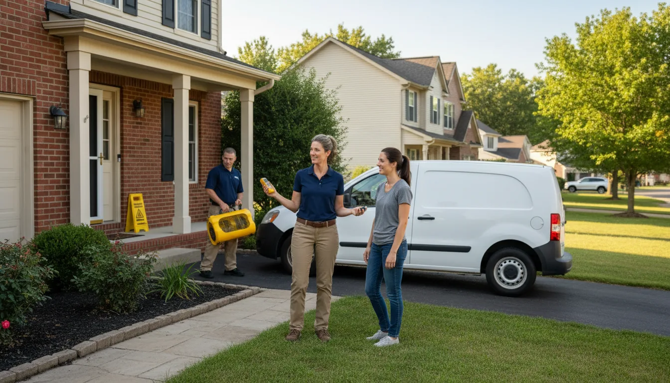 Residential water damage restoration in Indian Wells, CA
